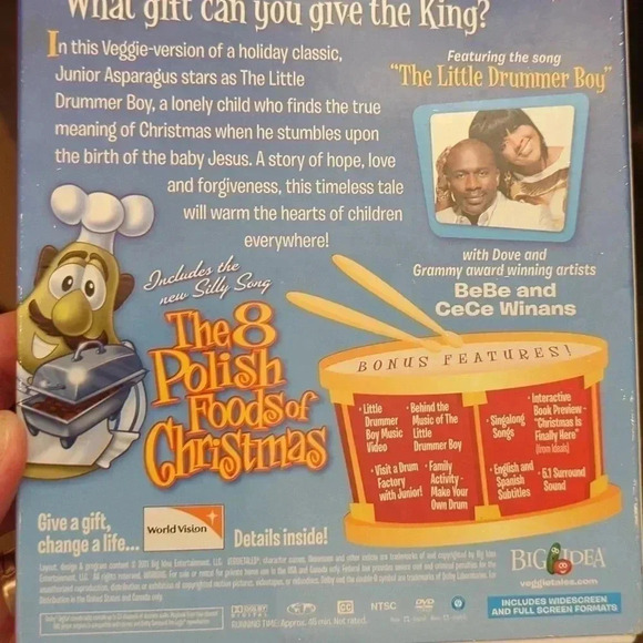Veggie Tales the  Little Drummer Boy - Picture 3 of 3